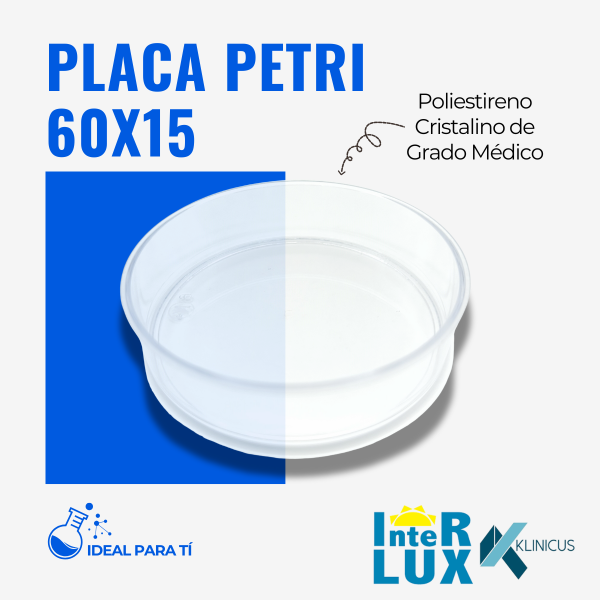 Placa Petri 60x15 – Interlux