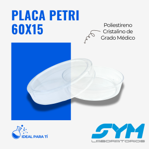 Placa Petri 60x15 – SYM Laboratorios
