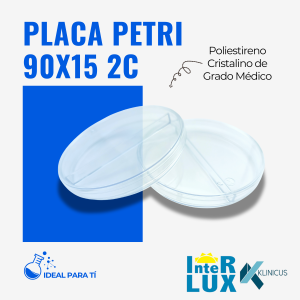 Placa Petri 90x15 2C – Interlux